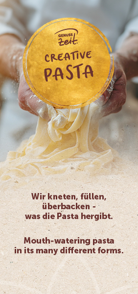 Creative Pasta: Wir kneten, füllen, überbacken - was die Pasta hergibt.